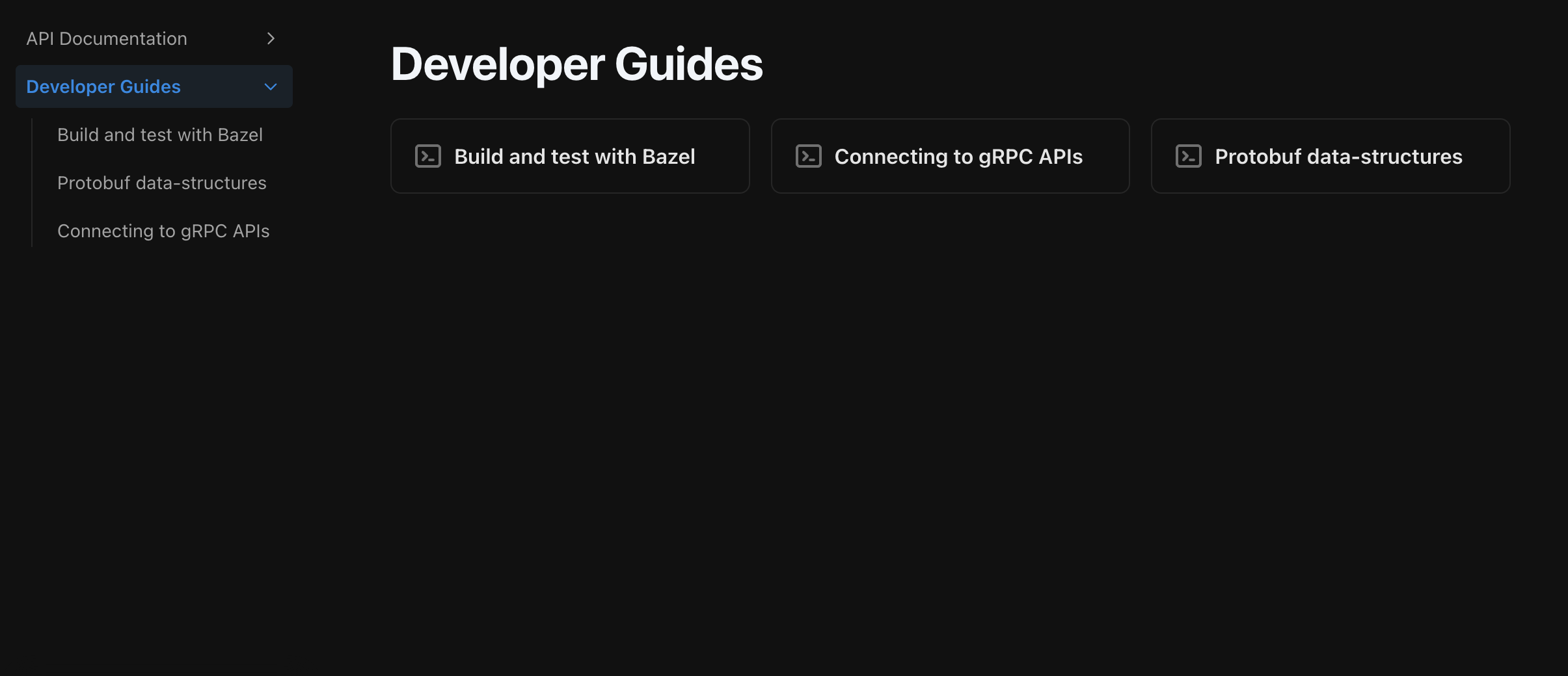 Developer Guides